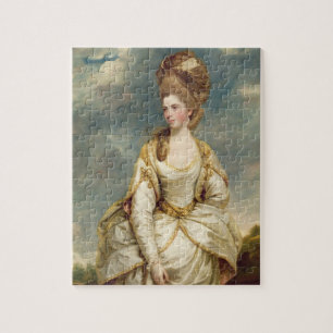 Miss Sarah Campbell, 1777-78 (oil on canvas) Jigsaw Puzzle