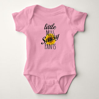 Miss Sassy Pants - Light - Baby Bodysuit