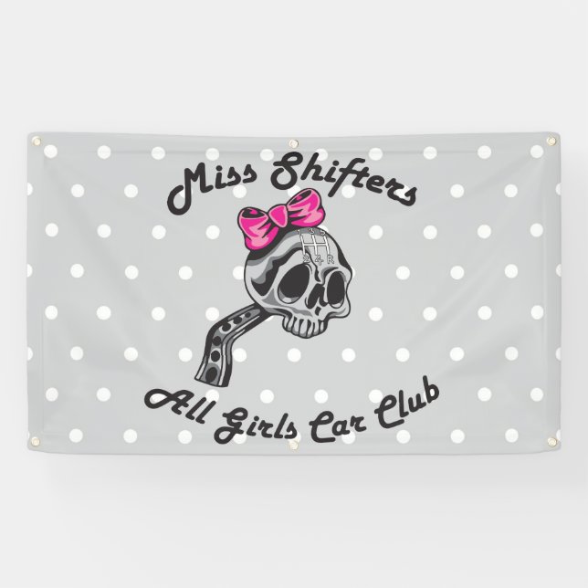 Miss Shifters 3x5 Outdoor Banner (Horizontal)