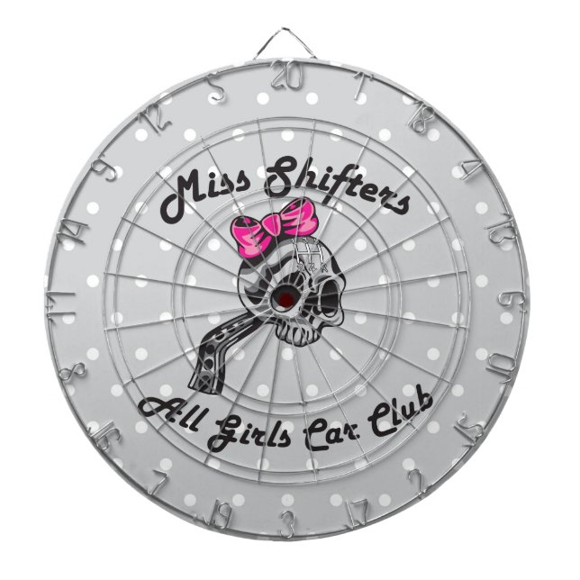 Miss Shifters Dart Board (Front)