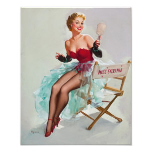 Miss Sylvania Pin-Up Girl Photo Print