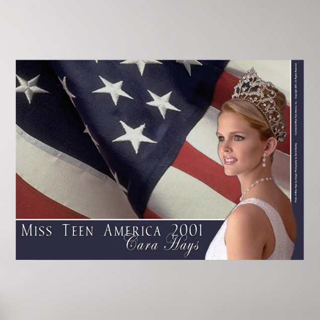 Miss Teen America 2001 Poster (Front)