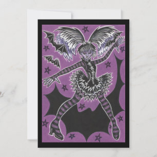 Miss Teen Halloween invitation