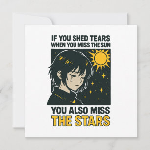 Miss the stars invitation