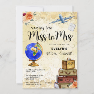 Miss to Mrs Bridal Shower Invitation