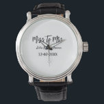 Miss to Mrs bridal shower stylish simple add name  Watch<br><div class="desc">design</div>