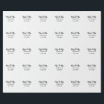 Miss to Mrs bridal shower stylish simple add name  Wrapping Paper<br><div class="desc">design</div>