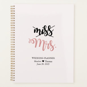 Miss to Mrs Bridal Wedding Daily Planner