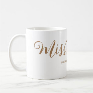 Miss to Mrs Modern Boho Script Bachelorette Coffee Mug
