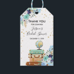 Miss to Mrs thank you tags Bridal shower Travel<br><div class="desc">♥ A perfect addition to your party! Miss to Mrs travel theme.</div>