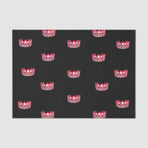 Miss USA Cherry Red Crown Tissue Paper