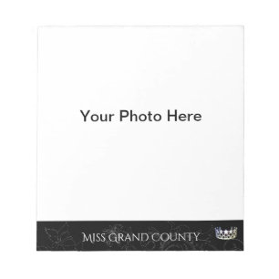 Miss USA Flourish Silver Crown Autograph Pad