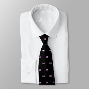 Miss USA Orchid Crown & Black Men's Tie