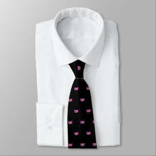 Miss USA Pink Star Crown Men's Tie