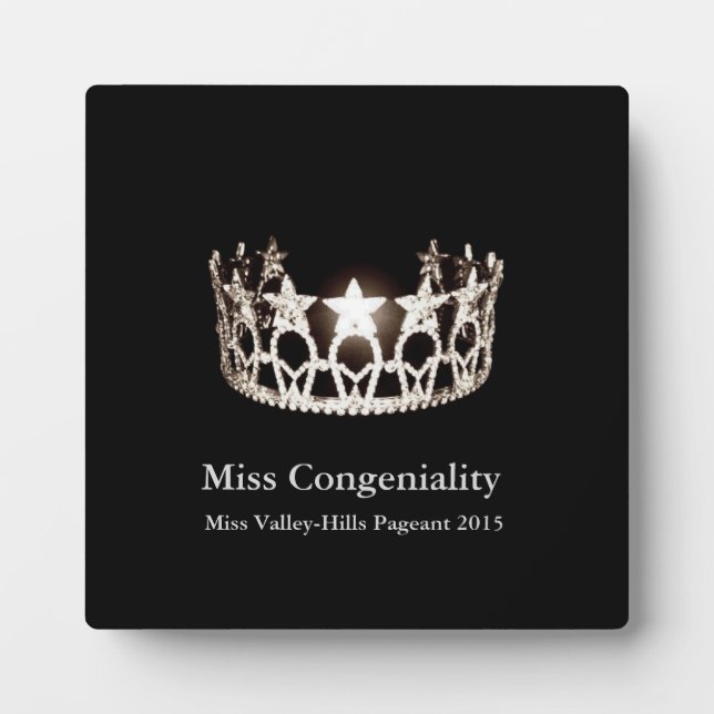 Miss USA Silver Crown Awards Plaque (Front)