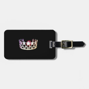 Miss USA Silver Crown Luggage Tag