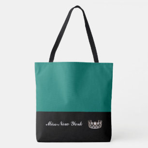 Miss USA Silver Crown Tote Bag-Large Bahama Bag