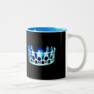 Miss USA style Aqua Turquoise Crown  Mug