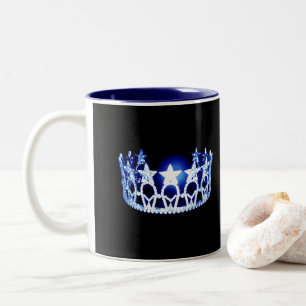 Miss USA style Blue Crown Mug