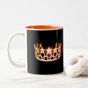 Miss USA style Orange Crown Mug