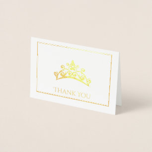 Miss USA style Pageant Foil Tiara Mini Card