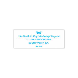 Miss USA style Pageant Rubber Stamp
