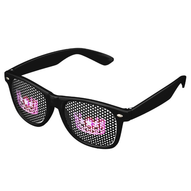 Miss USA Women Tiara Eyepster Party Shades (Angled)
