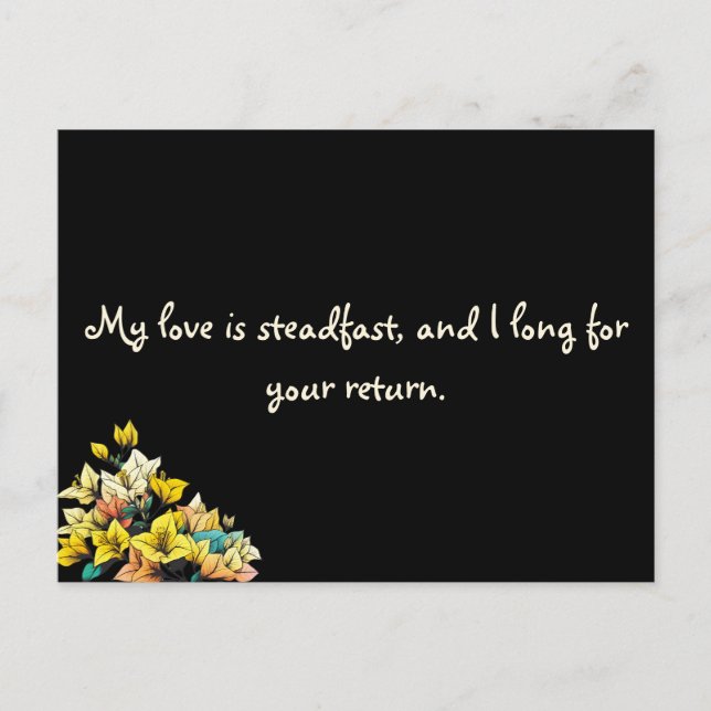 miss you buy jail Inmate mass mailing postcards (Front)