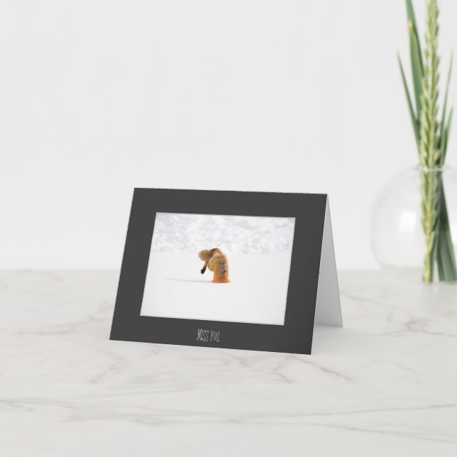 MISS YOU. CARD (Front)