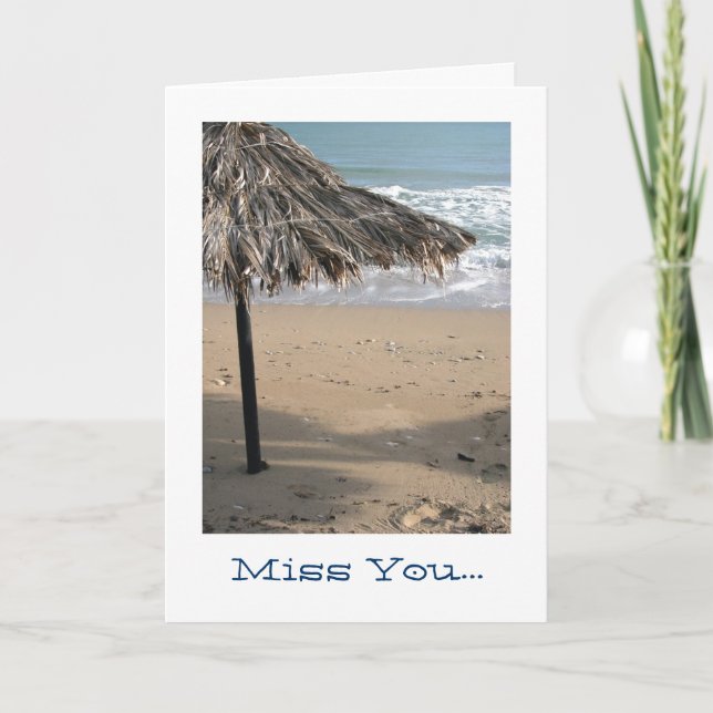 Miss You... Card (Front)