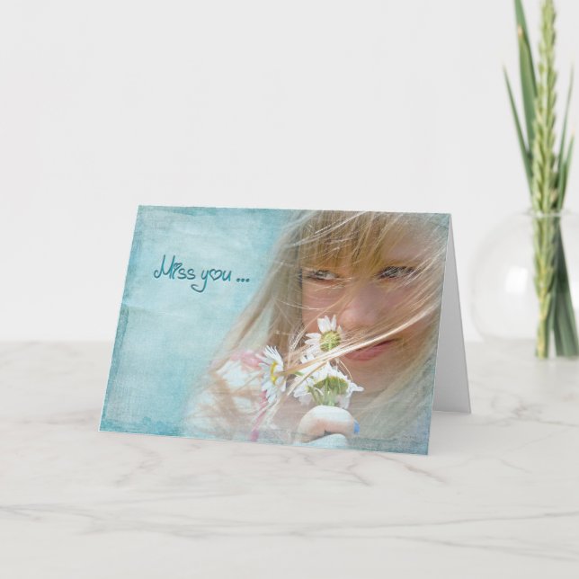 Miss You Card (Front)