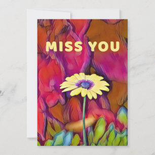 Miss You Card