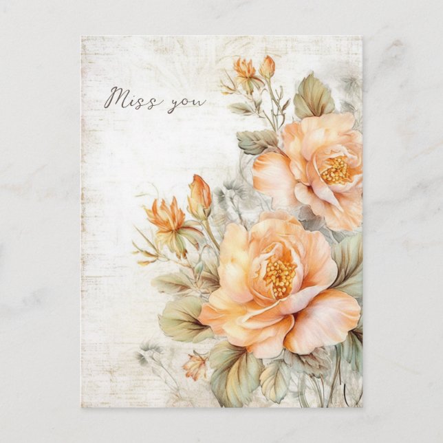 Miss you card (Front)