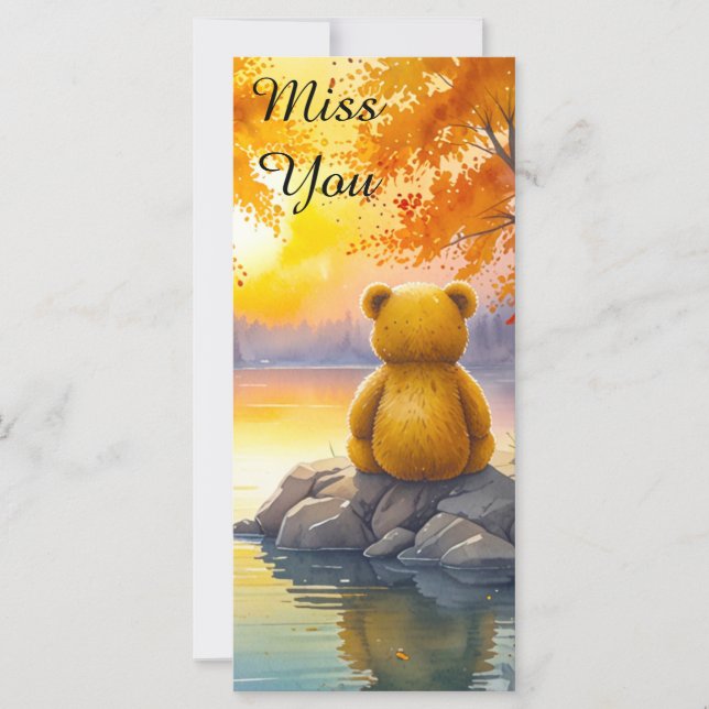 Miss You Card (Front)