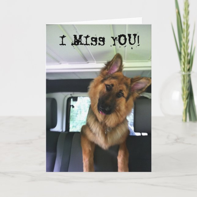 Miss You Card (Front)