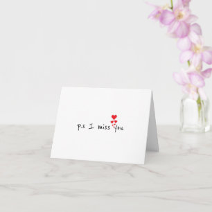 "MISS YOU" EVERY MINUTE OF EVERY DAY CARD