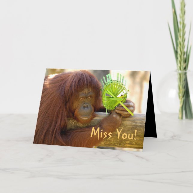 Miss You! Greeting Card (Front)
