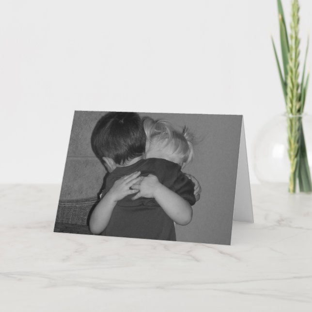 Miss you hugs card (Front)