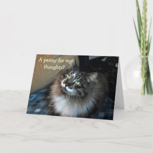 Miss You Irresistible Cat Zorro Card