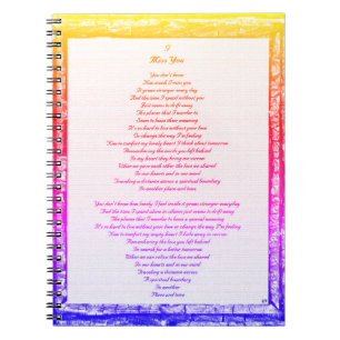 Miss You Notebook