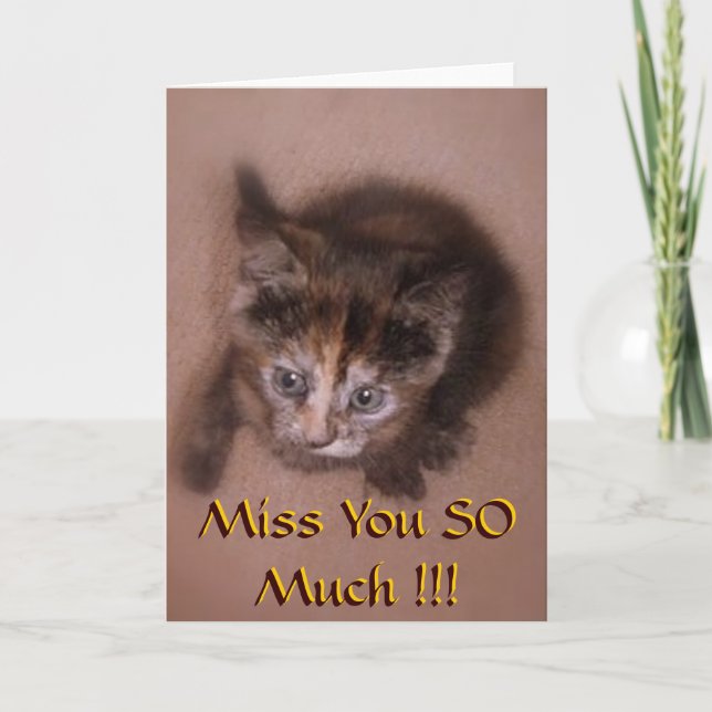 Miss You SO Much!! Card (Front)
