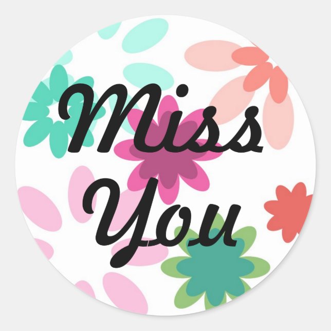 Miss You sticker (Front)