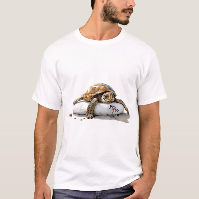 "Miss You" Turtle T-Shirt –  (Front)