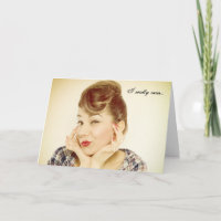 Miss Your Retro Vibe Greeting Card