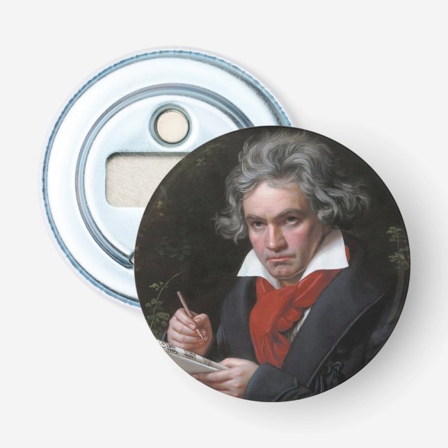 Missa Solemnis: Ludwig Beethoven Classical Music Bottle Opener (Front)