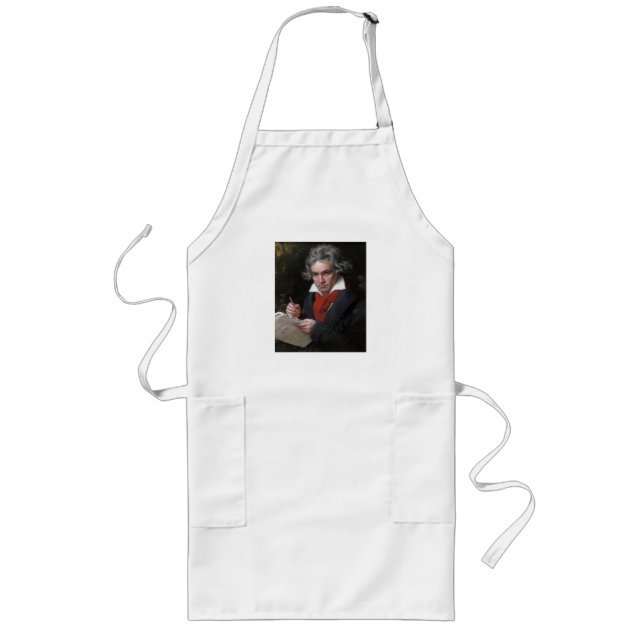 Missa Solemnis: Ludwig Beethoven Classical Music Long Apron (Front)