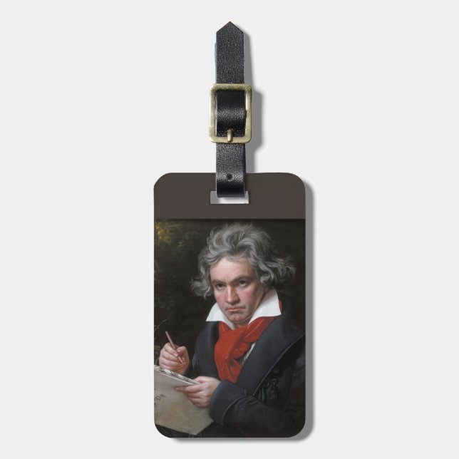 Missa Solemnis: Ludwig Beethoven Classical Music Luggage Tag (Front Vertical)