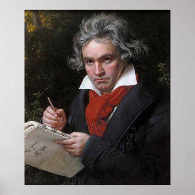 Missa Solemnis: Ludwig Beethoven Classical Music Poster (Front)