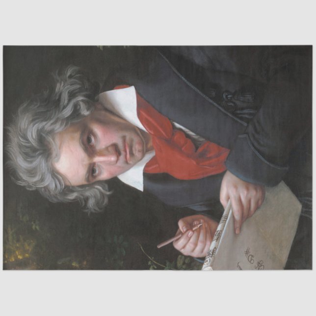 Missa Solemnis: Ludwig Beethoven Classical Music Tissue Paper (Front)