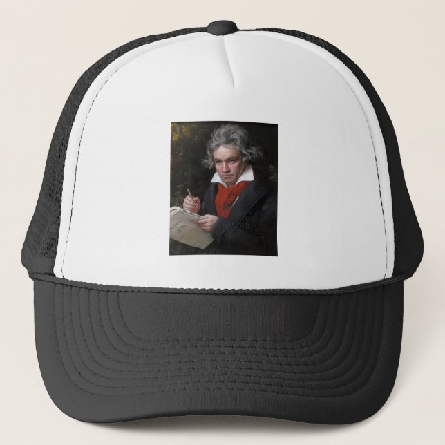Missa Solemnis: Ludwig Beethoven Classical Music Trucker Hat (Front)